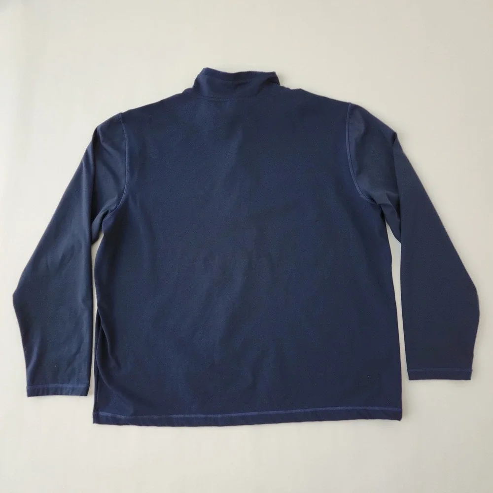 32 Degrees Heat Mens‎ XL Navy Blue Quarter Zip Pullover Long Sleeve Base Layer